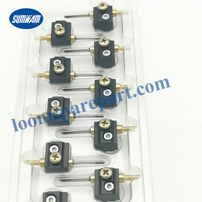 Máy dệt khí Picanol phụ tùng 19 lỗ Đầu phun phụ Đế bằng nhôm
